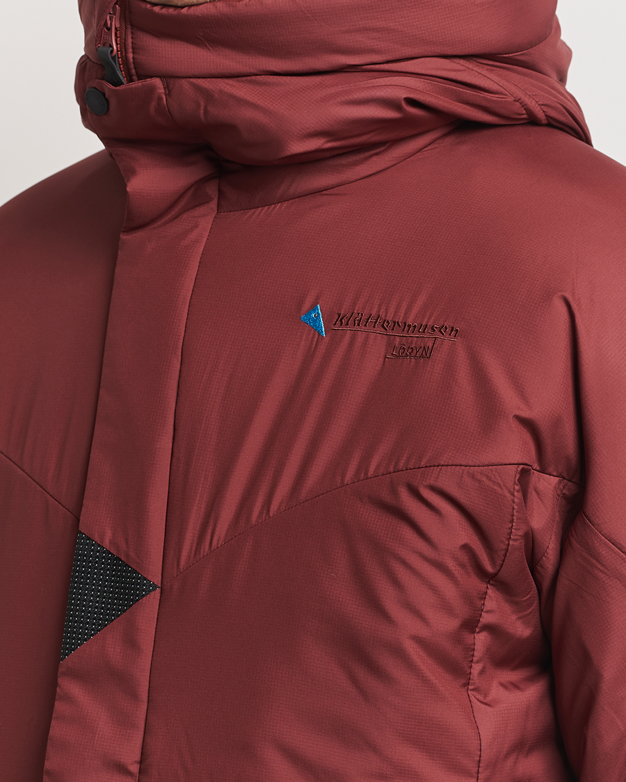 Men | Coats & Jackets | Klättermusen | Lödyn Insulated Jacket Madder Red