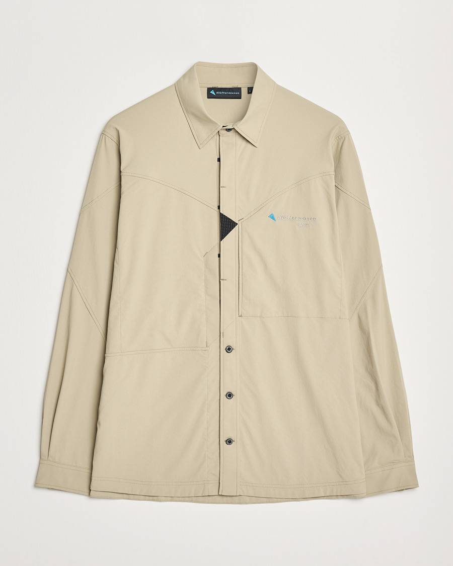 Men | Shirts | Klättermusen | Garm Technical Outdoor Shirt Silver Green