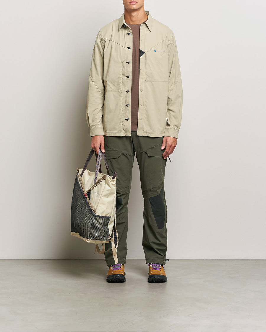 Men | Shirts | Klättermusen | Garm Technical Outdoor Shirt Silver Green