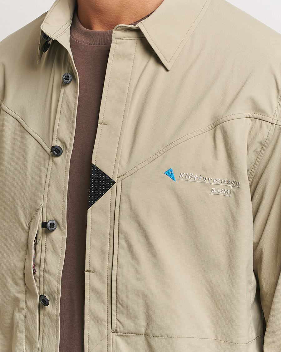 Men | Shirts | Klättermusen | Garm Technical Outdoor Shirt Silver Green