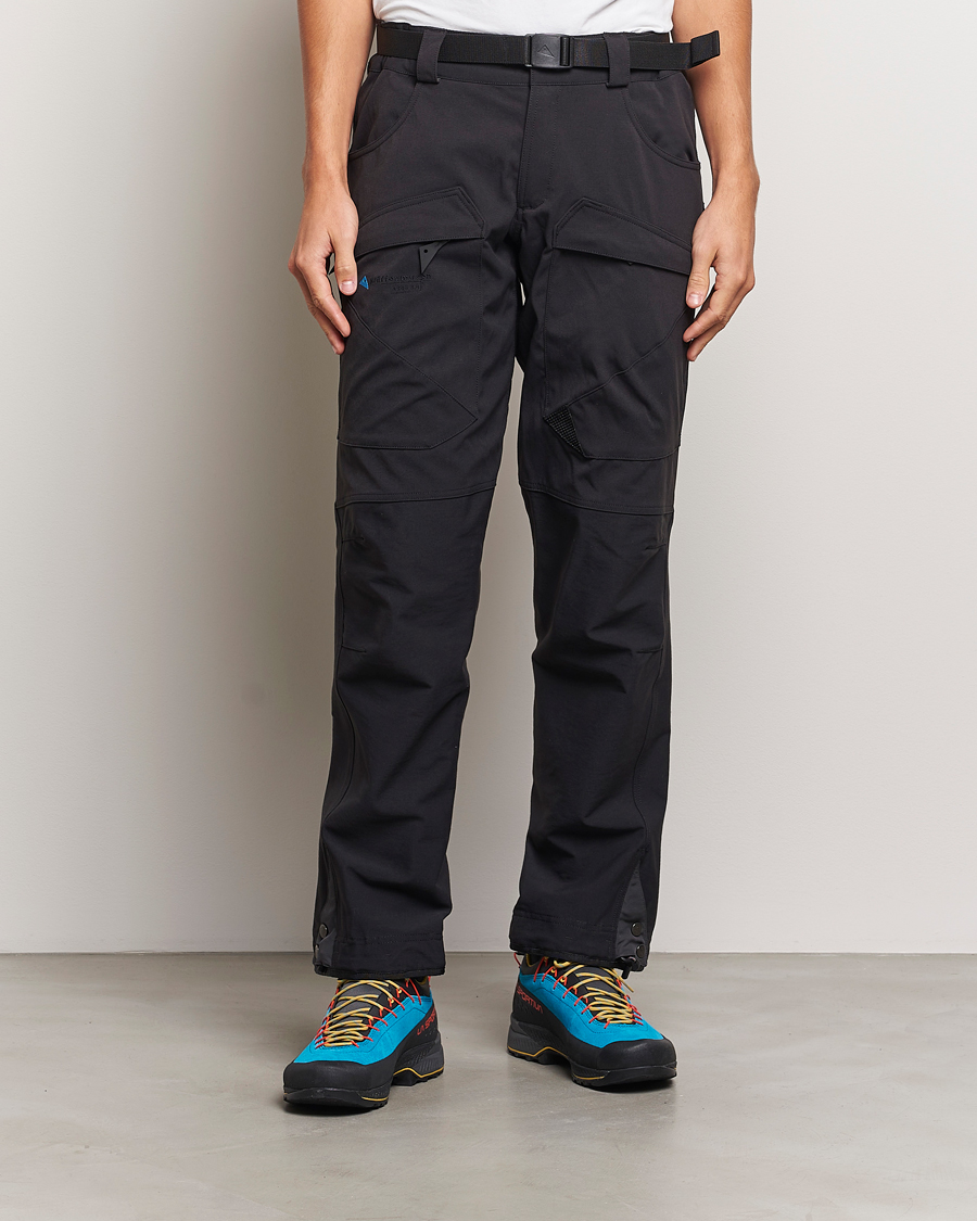 Men | Trousers | Klättermusen | Gere Windproof Stretch Pants Black