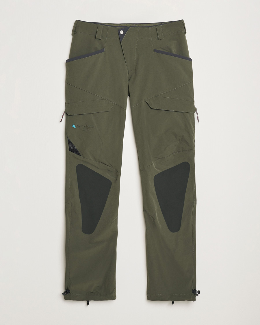 Men | Trousers | Klättermusen | Misty 2.0 Softshell Pants Dark Dusty Green