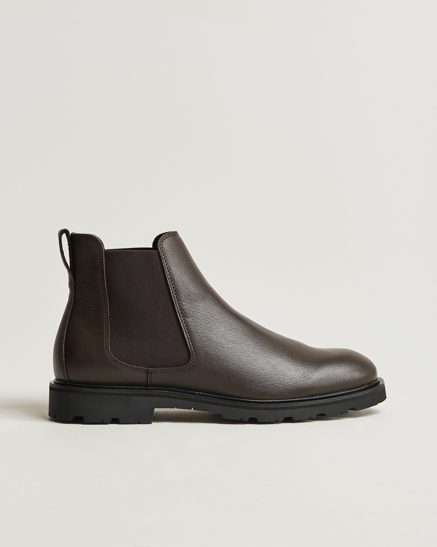 Men | Boots | UBR | Thunder Chelsea Leather Boot Dark Brown