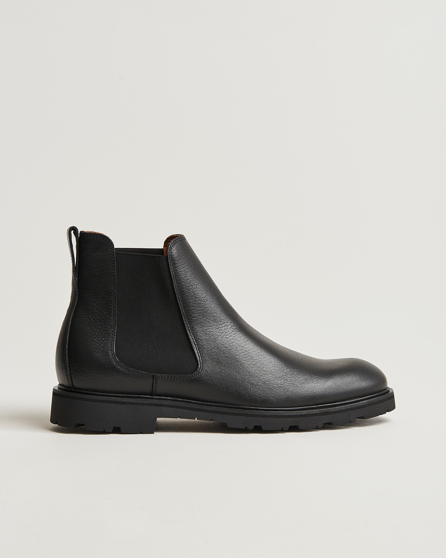 Men | Boots | UBR | Thunder Chelsea Leather Boot Black