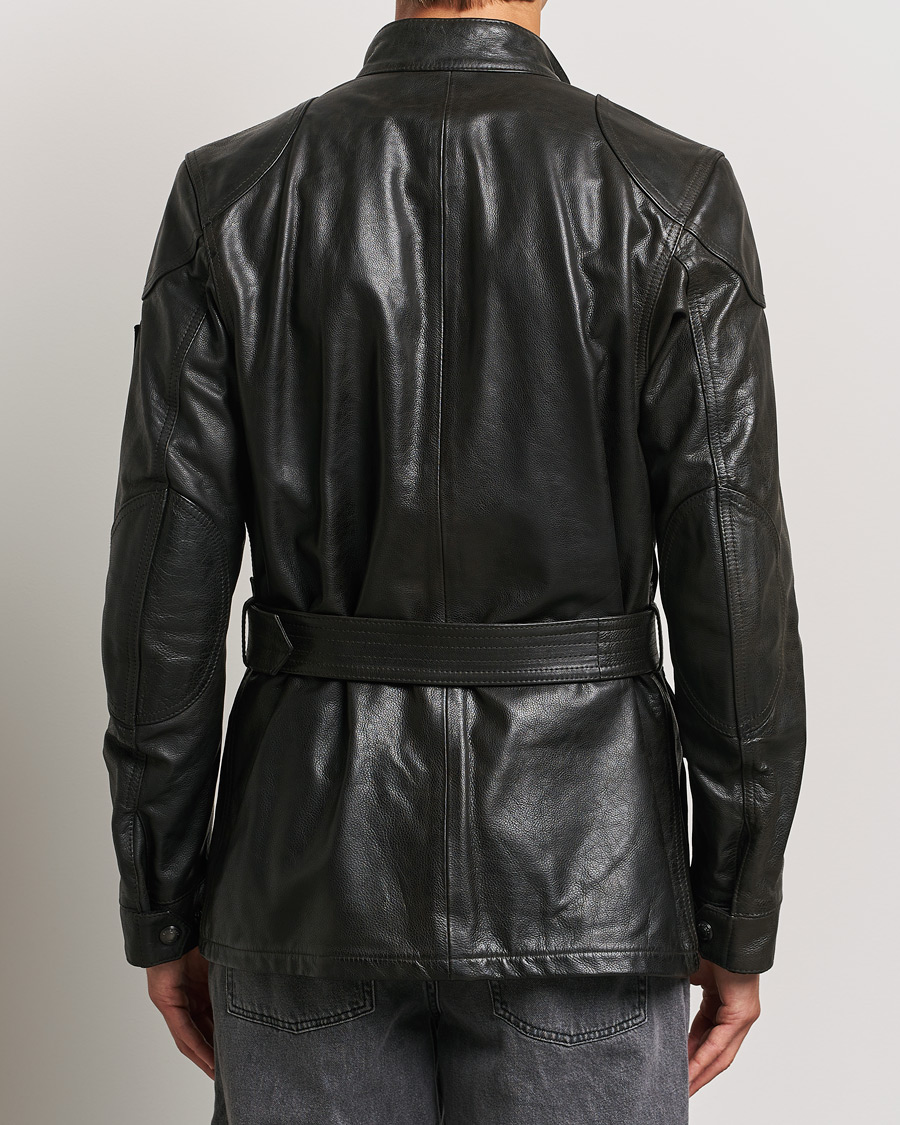 Men | Coats & Jackets | Belstaff | Trailmaster Panther Leather Jacket Black
