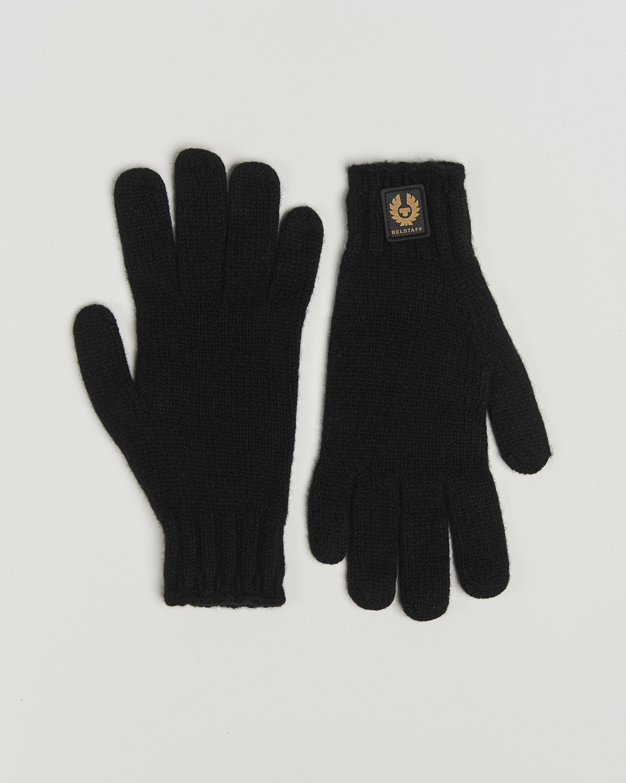 Men | Belstaff Watch Wool Glove Black | Belstaff | Watch Wool Glove Black