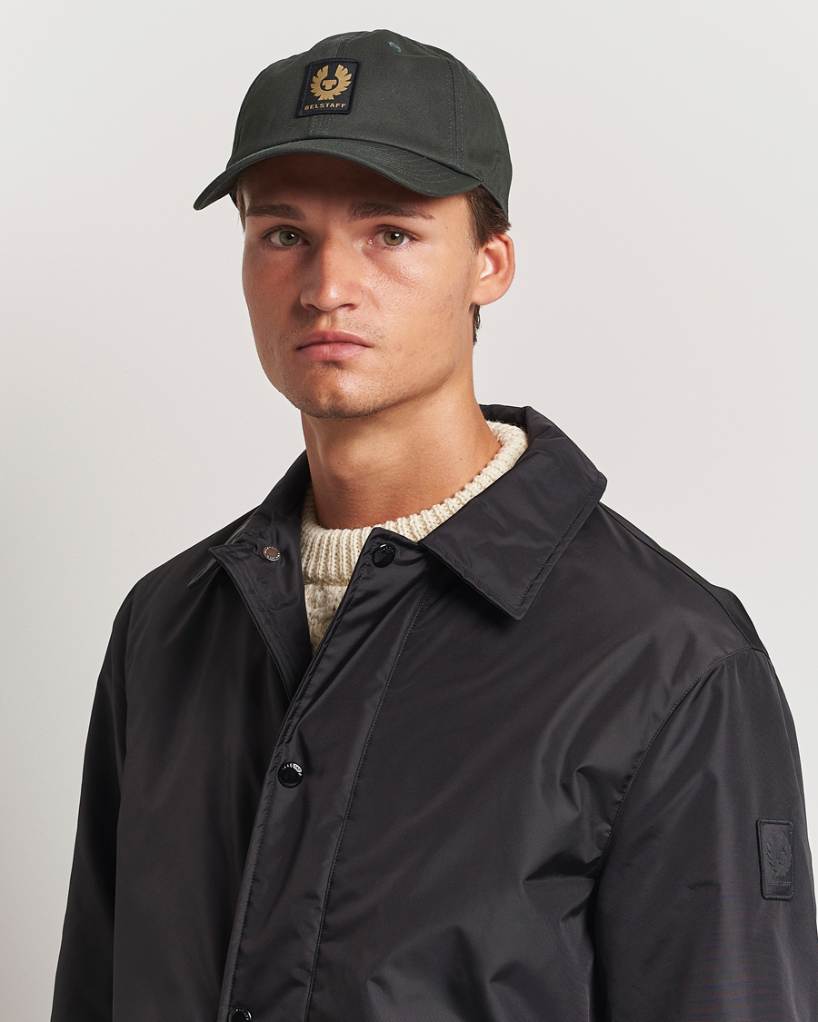 Men | Belstaff Phoenix Logo Cap Tile Green | Belstaff | Phoenix Logo Cap Tile Green