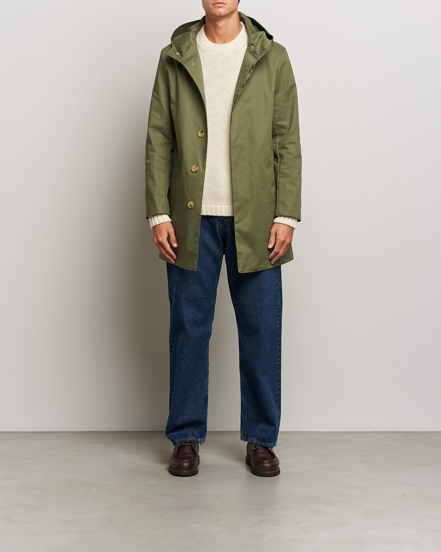 Men | Coats & Jackets | Mackintosh | Chryston Short Coat Four Leaf Clover