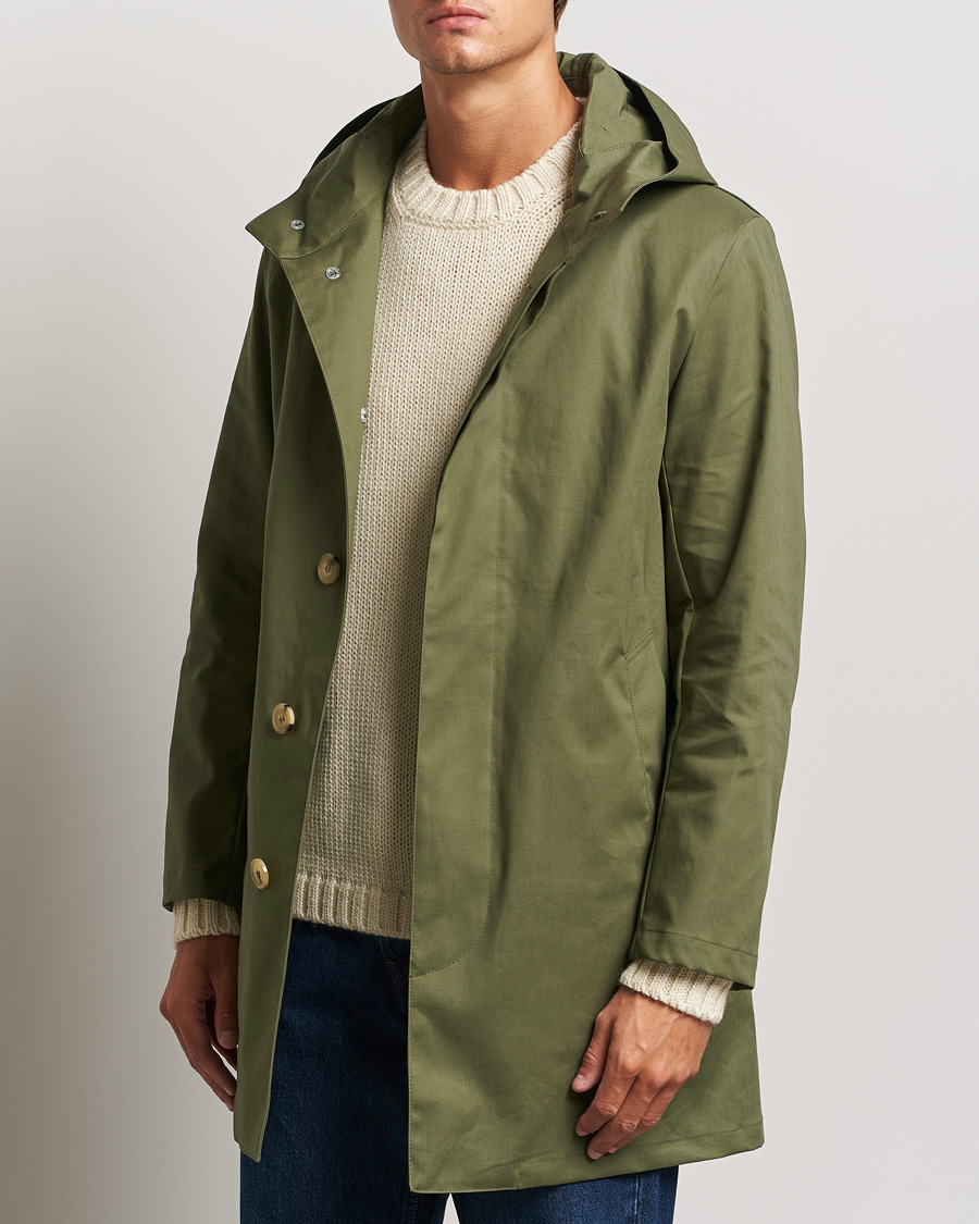 Men | Coats & Jackets | Mackintosh | Chryston Short Coat Four Leaf Clover