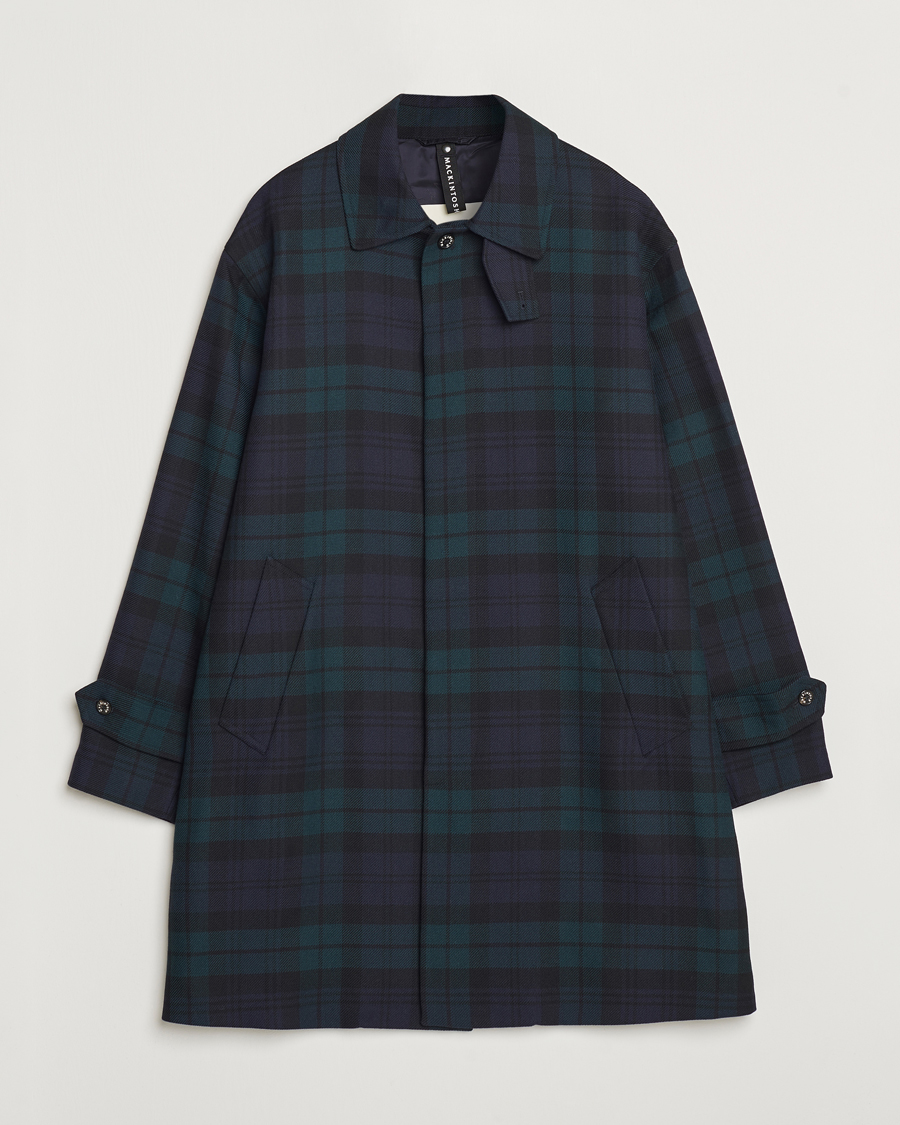 Men | Coats & Jackets | Mackintosh | Wool Soho Tartan Coat Blackwatch