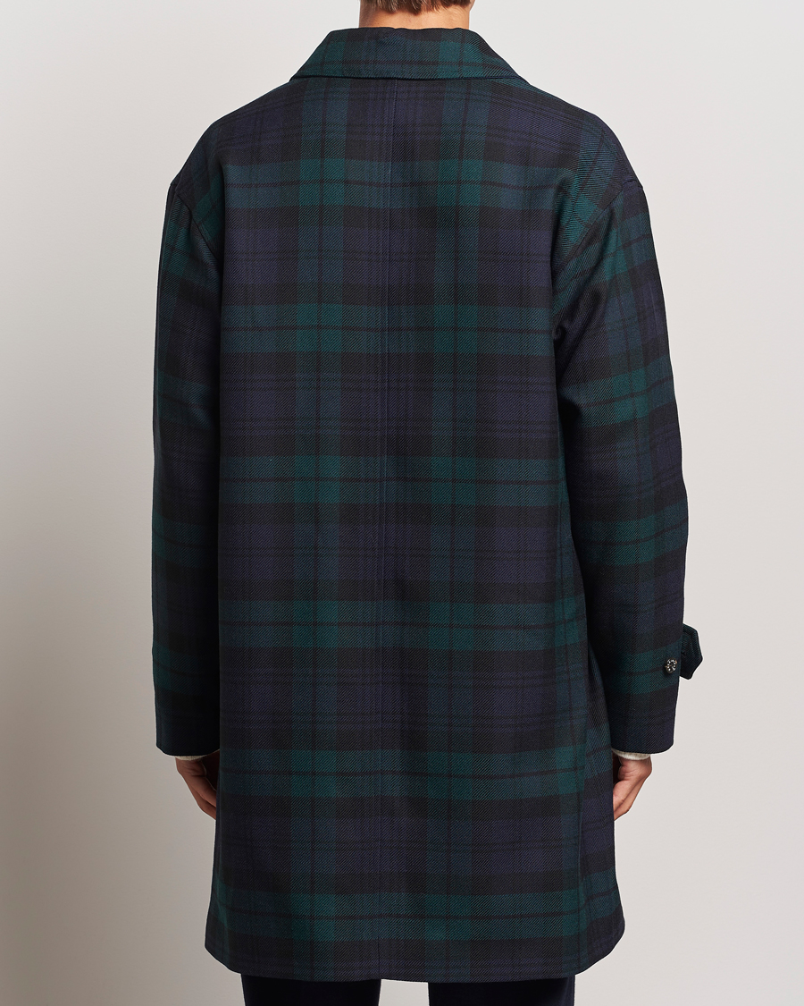 Men | Coats & Jackets | Mackintosh | Wool Soho Tartan Coat Blackwatch