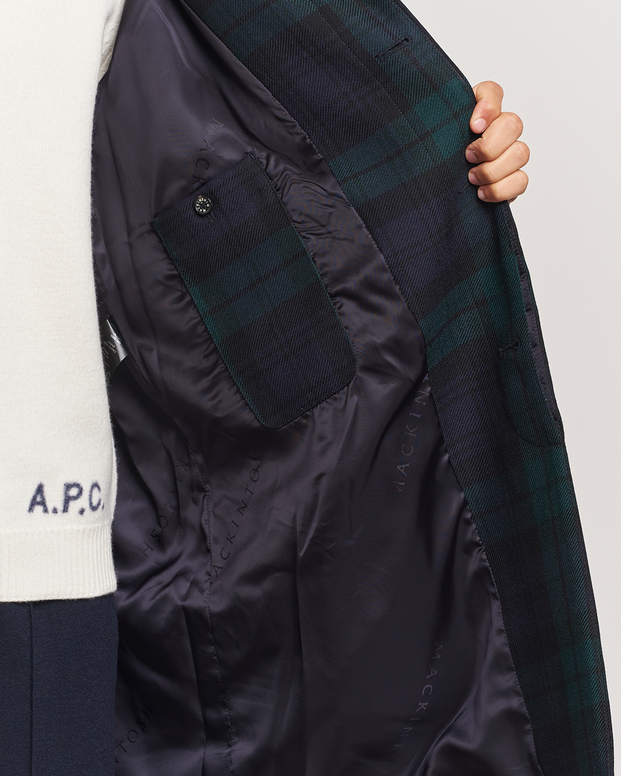 Men | Coats & Jackets | Mackintosh | Wool Soho Tartan Coat Blackwatch