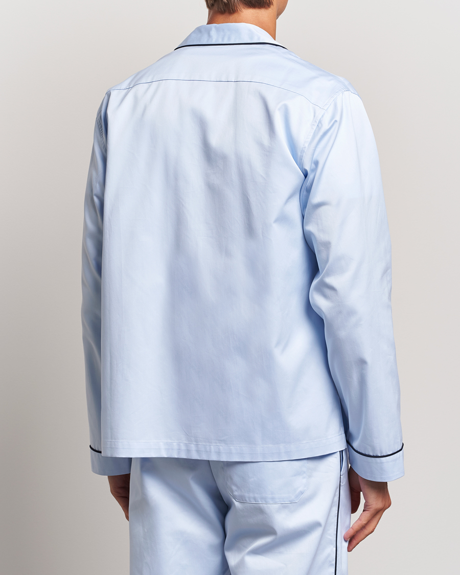 Men | Pyjamas & Robes | Tekla | Sateen Pyjama Shirt Bellhop Blue