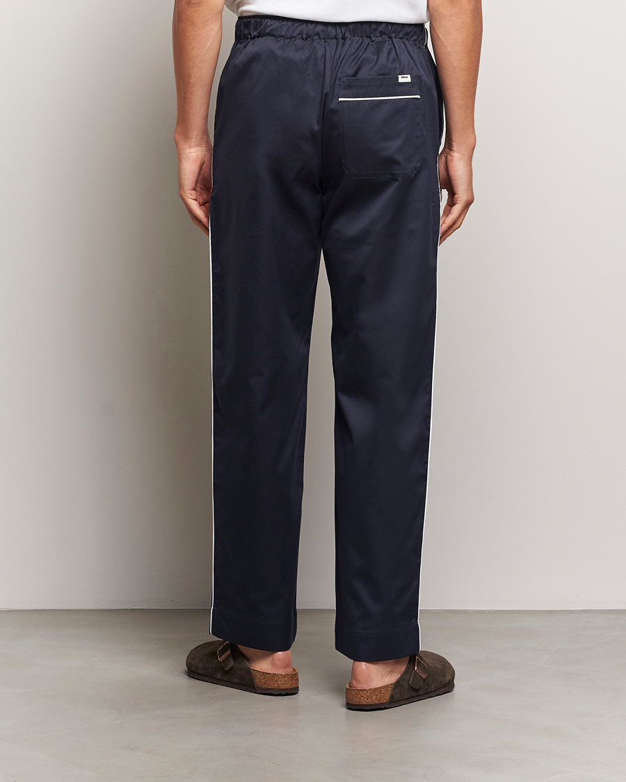 Men | Tekla Sateen Pyjama Pants Chelsea Navy | Tekla | Sateen Pyjama Pants Chelsea Navy