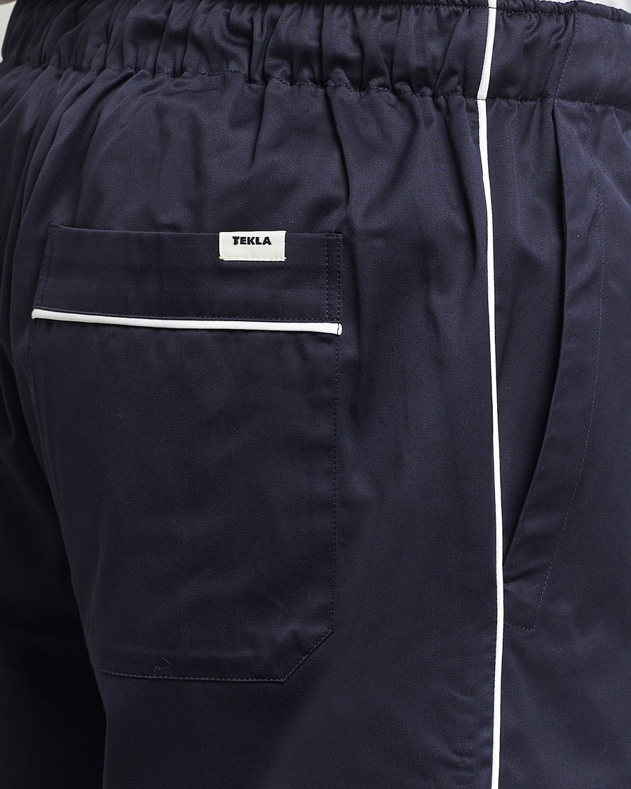 Men | Tekla Sateen Pyjama Pants Chelsea Navy | Tekla | Sateen Pyjama Pants Chelsea Navy