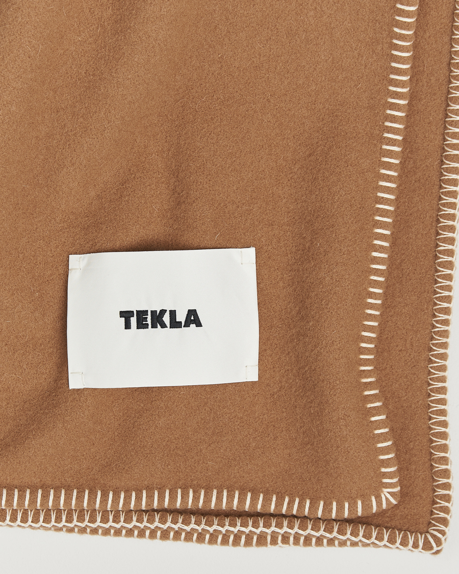 Men | Tekla Lambswool Blanket Oak | Tekla | Lambswool Blanket Oak