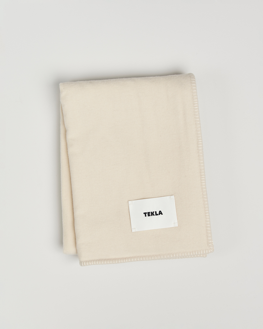 Men | Fabrics | Tekla | Lambswool Blanket Snow