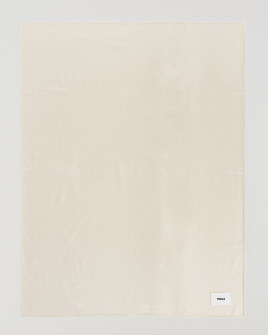 Men | Tekla Lambswool Blanket Snow | Tekla | Lambswool Blanket Snow