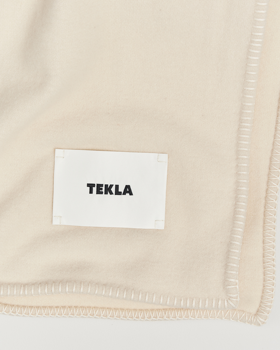 Men | Fabrics | Tekla | Lambswool Blanket Snow