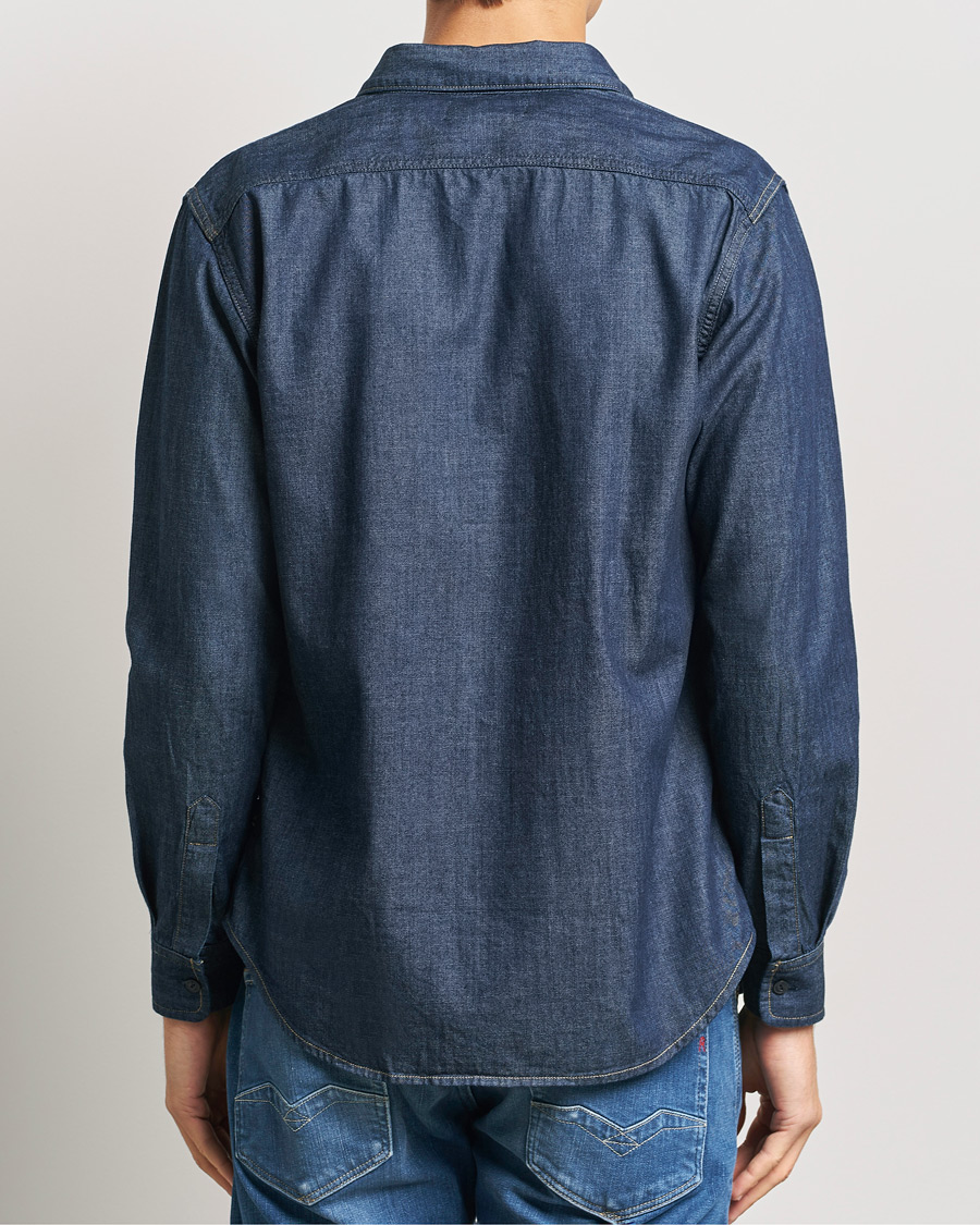 Men | Shirts | Replay | Denim Shirt Dark Blue