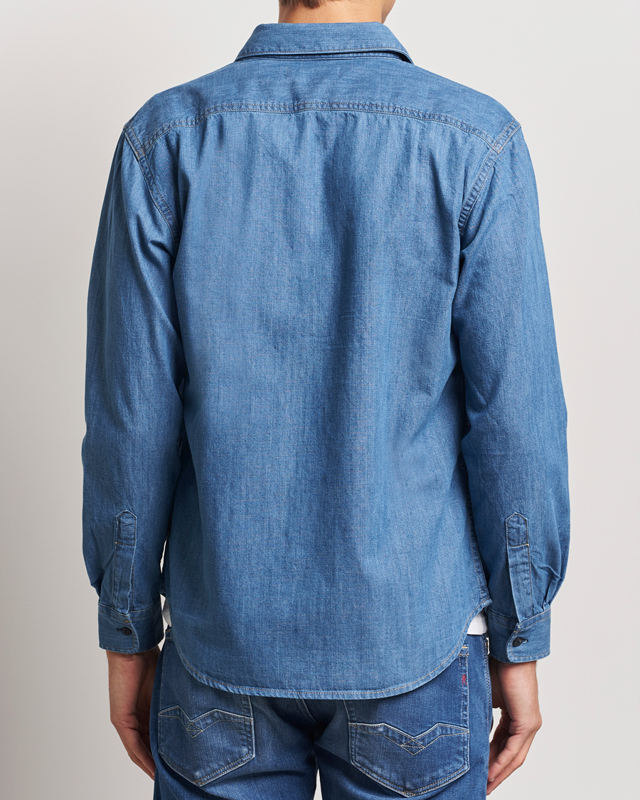 Men | Shirts | Replay | Denim Shirt Medium Blue