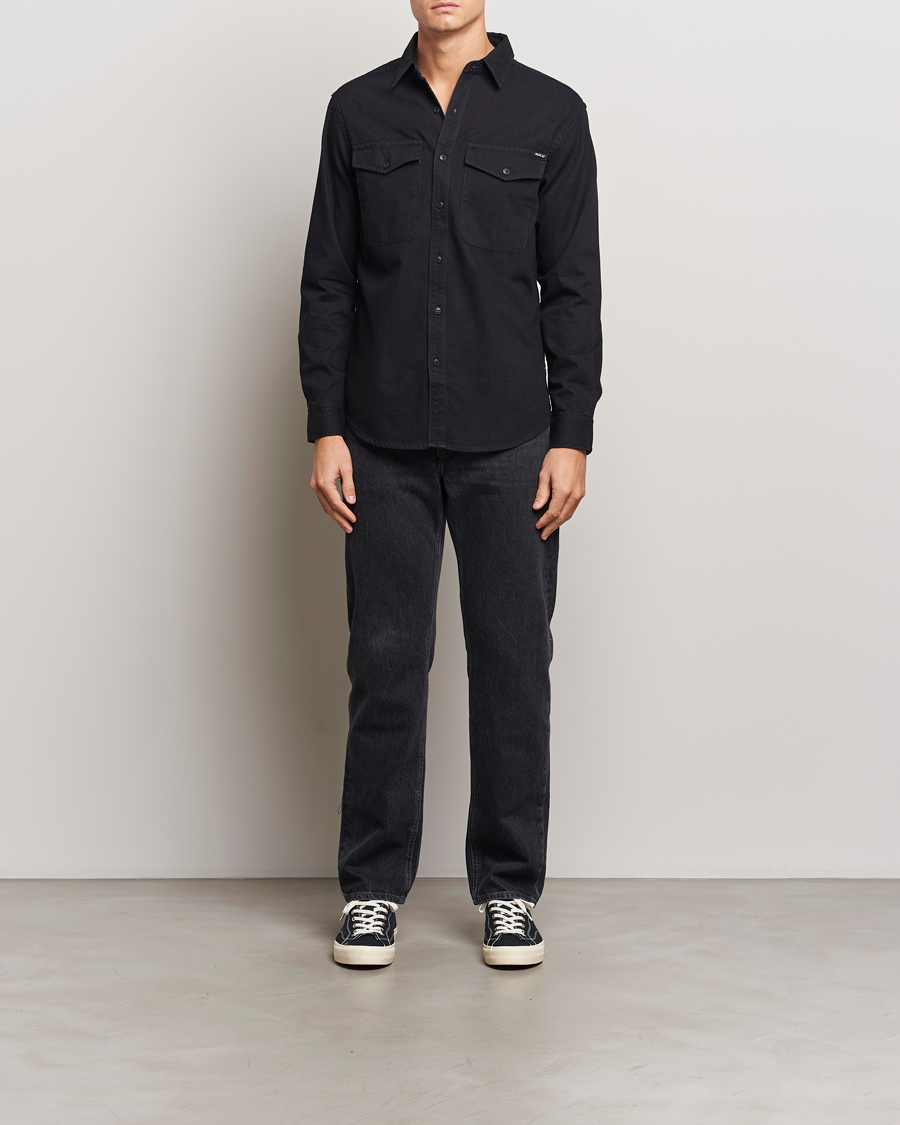 Men | Shirts | Replay | Denim Shirt Washed Black