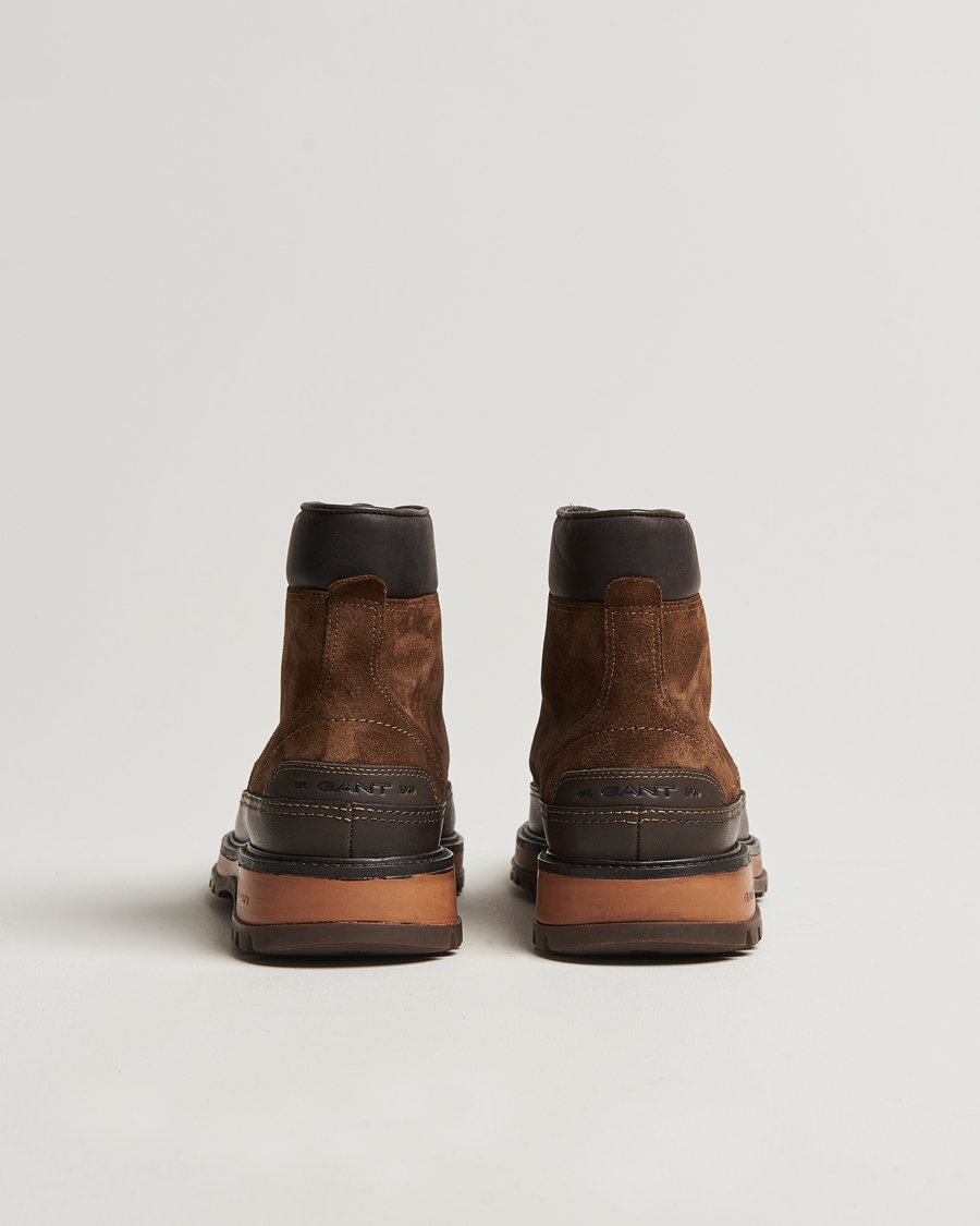Men | GANT Clefton Felt Lined Suede Boot Tobacco Brown | GANT | Clefton Felt Lined Suede Boot Tobacco Brown