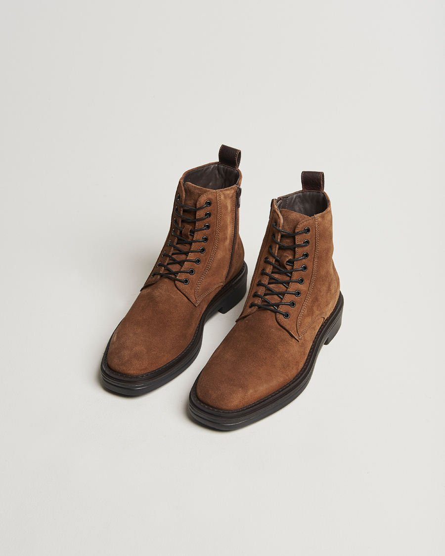 Men | GANT Boggar Suede Boot Warm Khaki | GANT | Boggar Suede Boot Warm Khaki