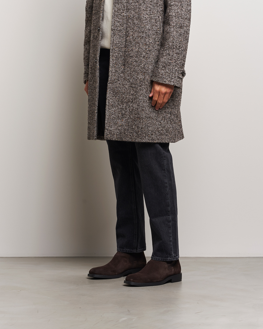 Men | GANT Rizmood Suede Chelsea Boot Dark Brown | GANT | Rizmood Suede Chelsea Boot Dark Brown