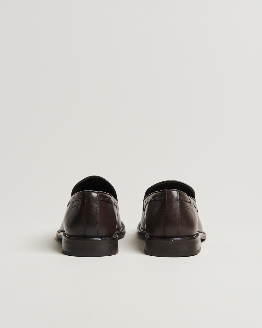 Men | GANT Lozham Leather Tassle Loafer Dark Brown | GANT | Lozham Leather Tassle Loafer Dark Brown