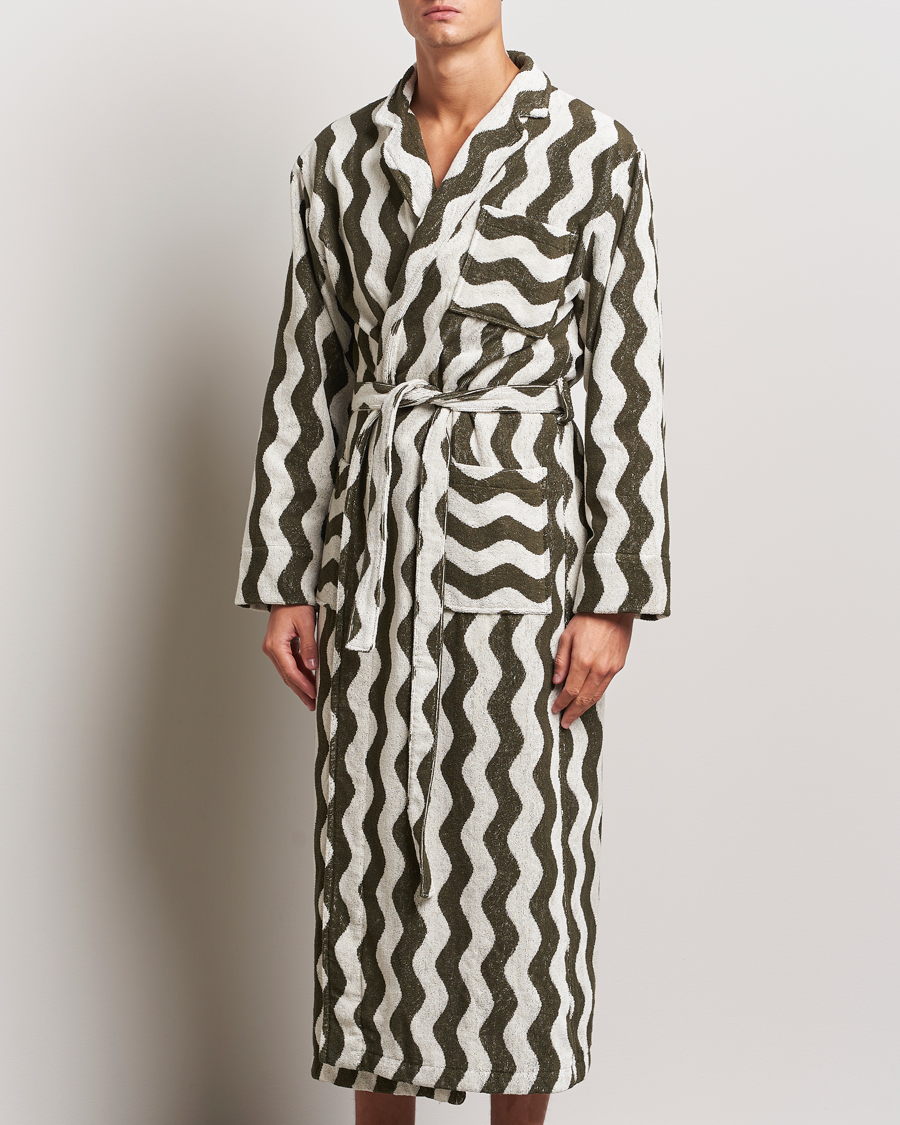 Men | OAS Forest Waver Long Robe Green/White | OAS | Forest Waver Long Robe Green/White