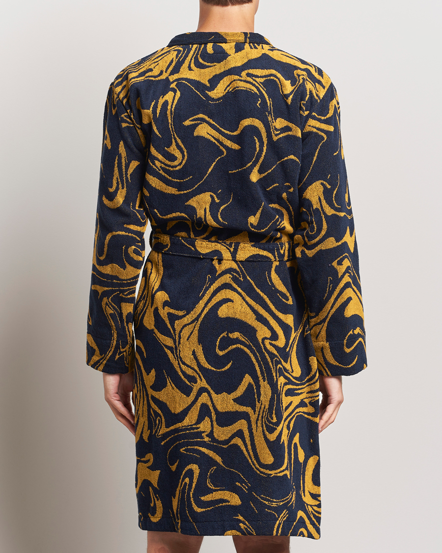 Men | OAS Marble Robe Black/Yellow | OAS | Marble Robe Black/Yellow