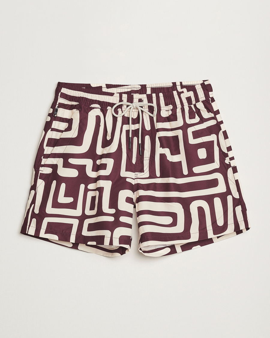 Men | Swimwear | OAS | Kalahara Swim Shorts Brown/Beige