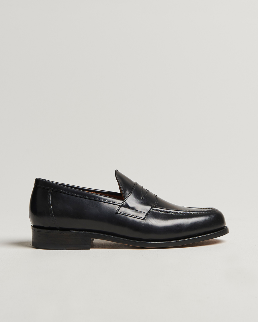 Men | Loafers | Sanders | Aldwych Calf Penny Loafer Black