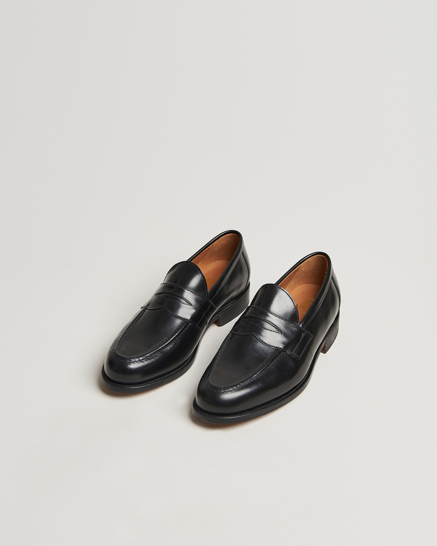 Men | Loafers | Sanders | Aldwych Calf Penny Loafer Black