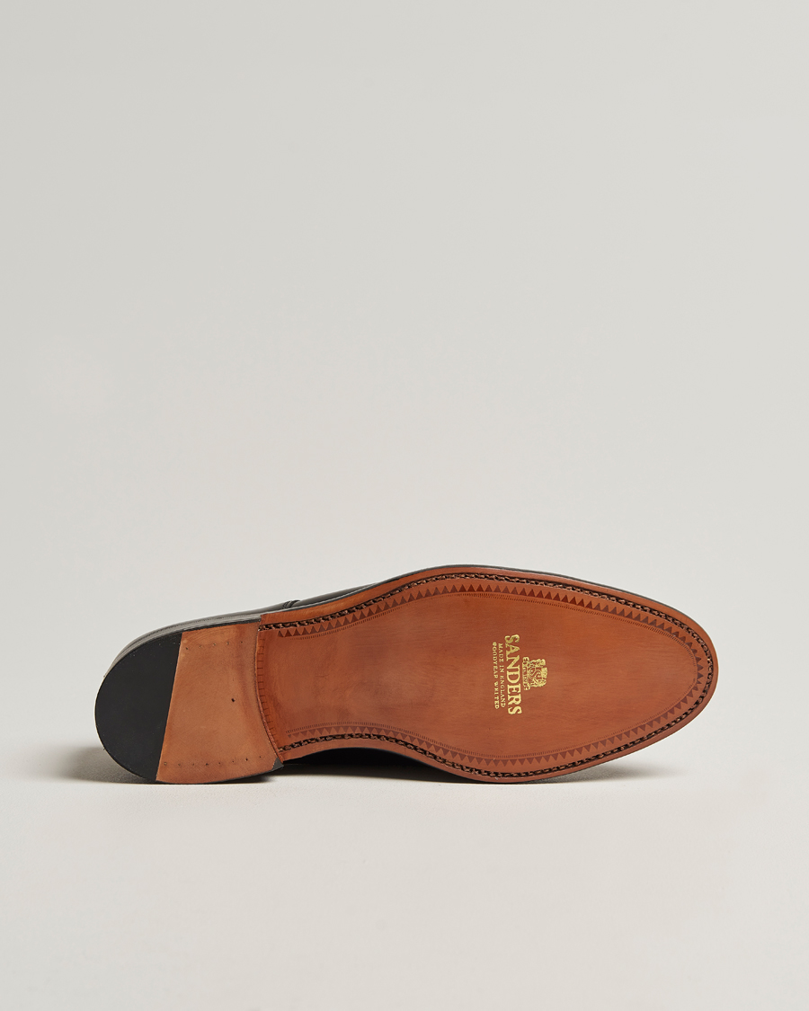 Men | Sanders Athens Calf Plain Gibson Black | Sanders | Athens Calf Plain Gibson Black
