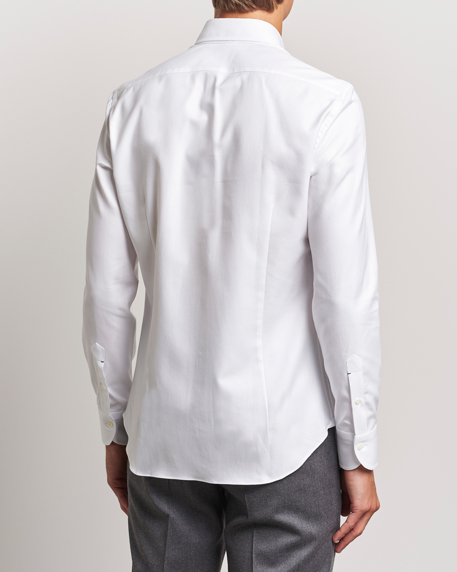 Men | Shirts | Mazzarelli | Soft Twill Button Down Shirt White