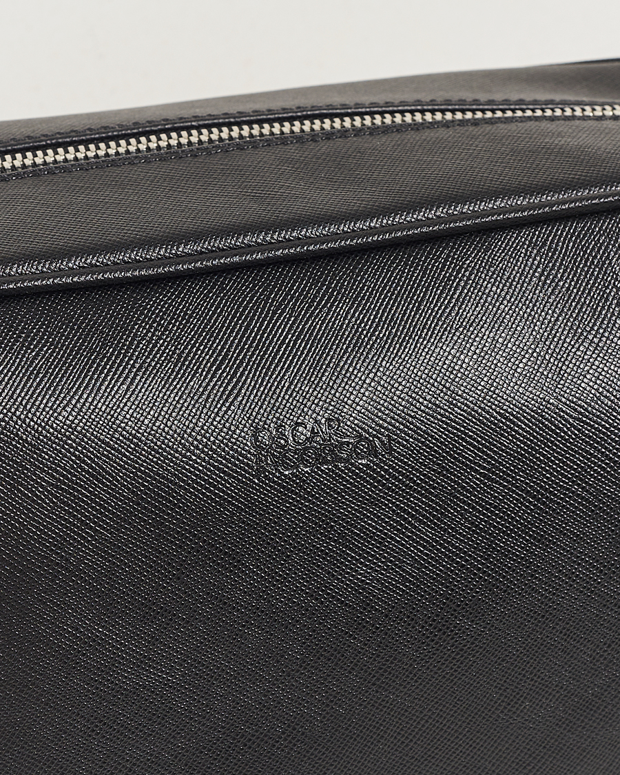 Men | Bags | Oscar Jacobson | Grooming Leather Case Black