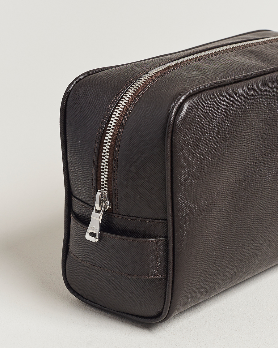 Men | Bags | Oscar Jacobson | Grooming Leather Case Forastero Brown