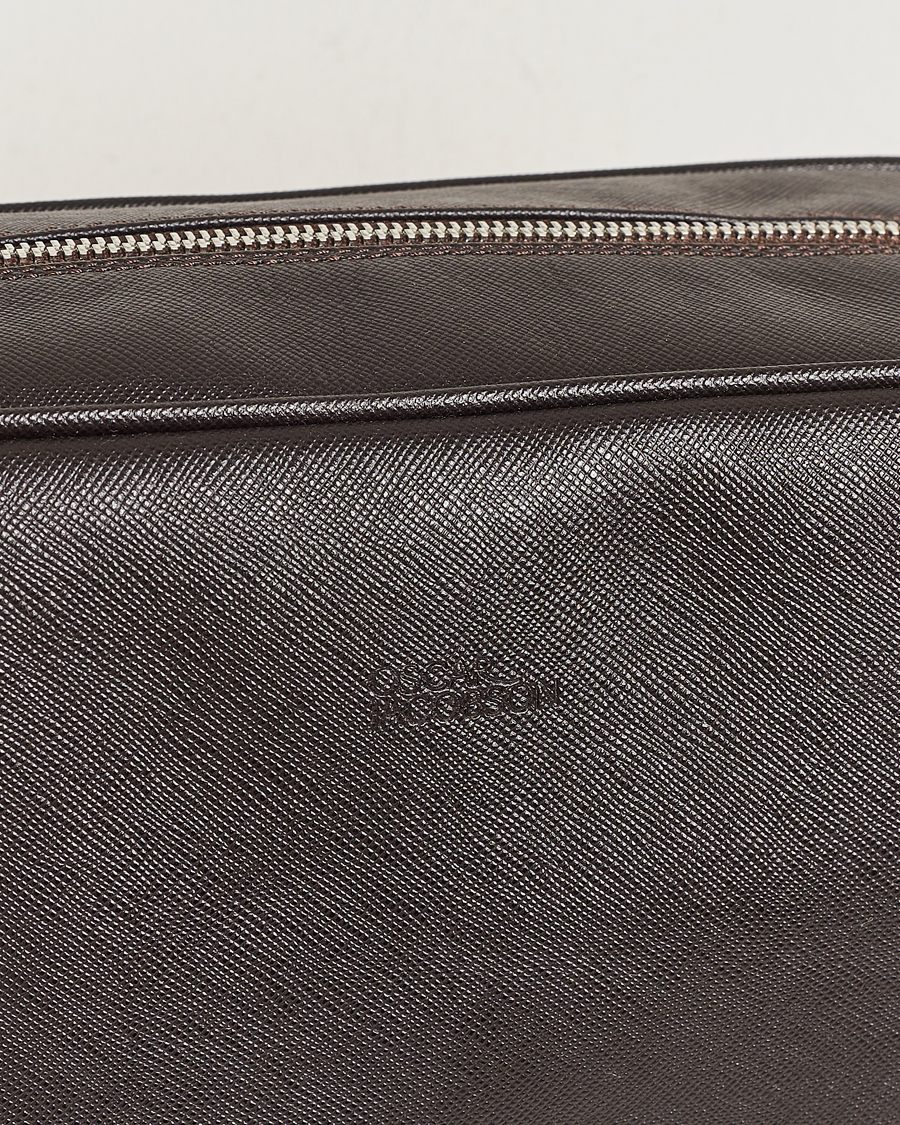 Men | Bags | Oscar Jacobson | Grooming Leather Case Forastero Brown