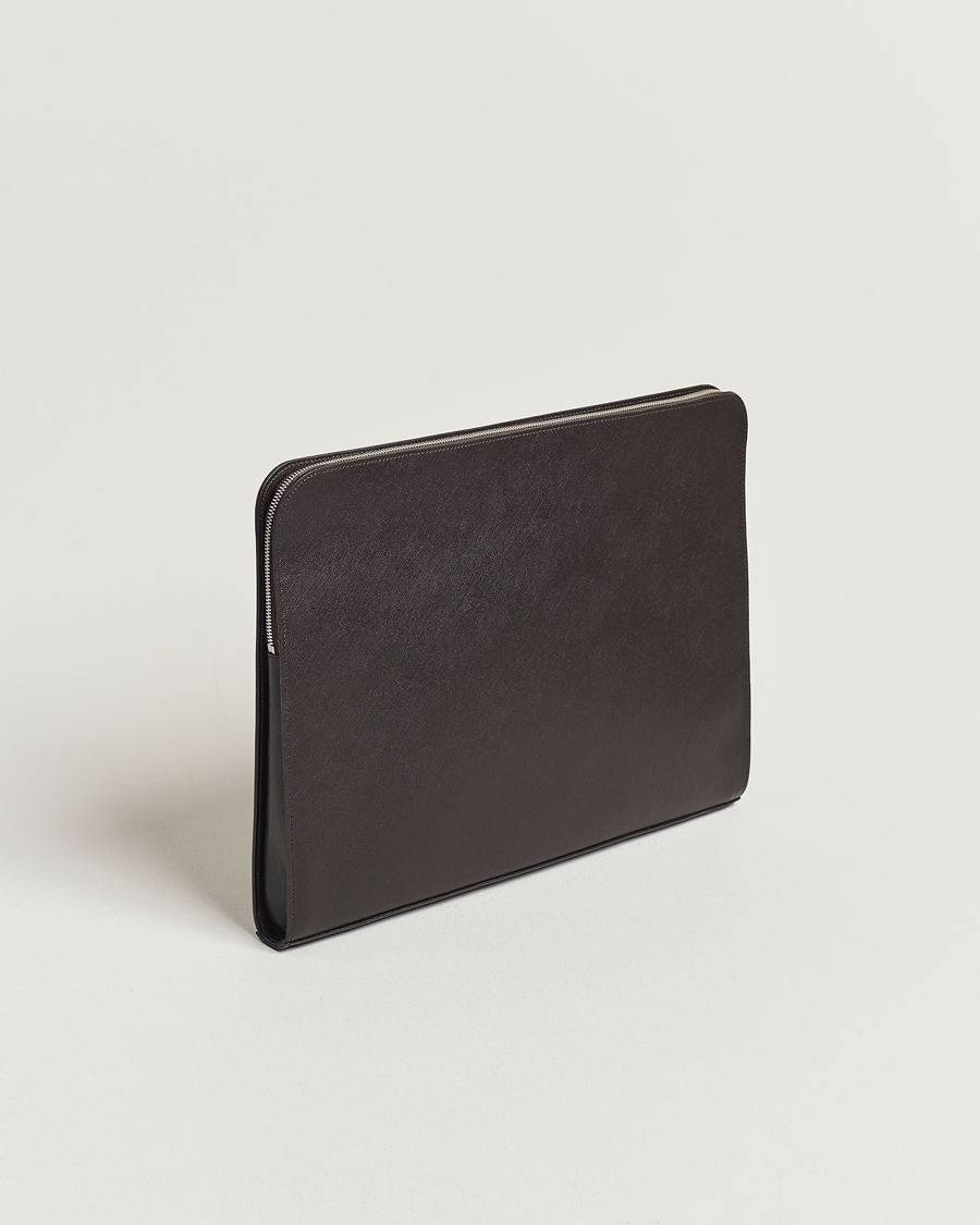 Men | Bags | Oscar Jacobson | Laptop Leather Holder Forastero Brown