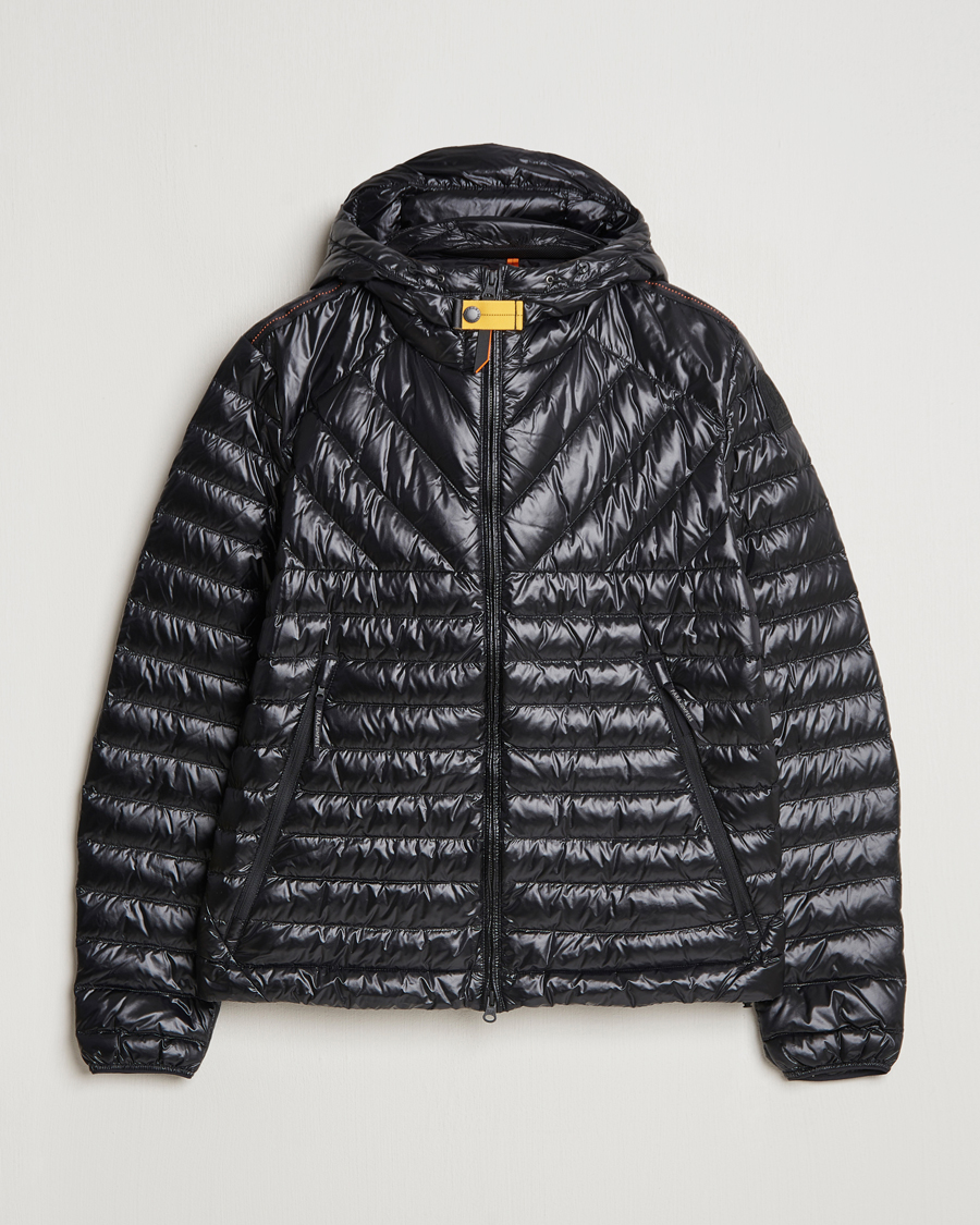 Men | Coats & Jackets | Parajumpers | Miroku Techno Puffer Hodded Jacket Black