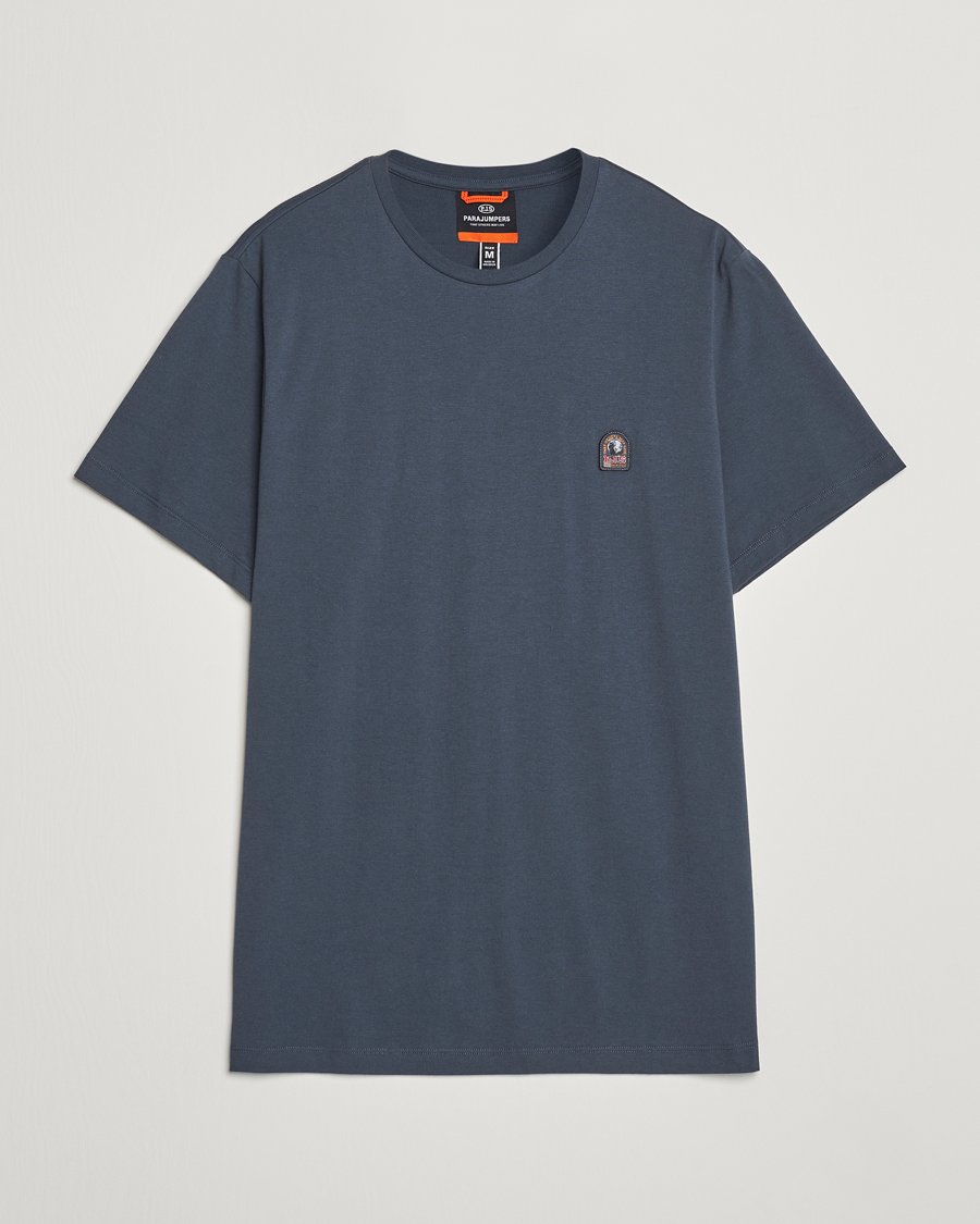 Men | T-Shirts | Parajumpers | Basic Patch T-Shirt Dark Avio