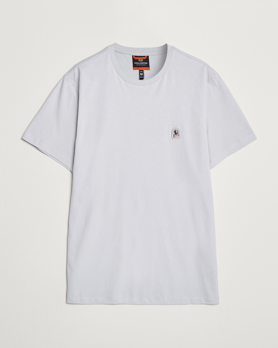 Men | T-Shirts | Parajumpers | Basic Patch T-Shirt Lunar Rock