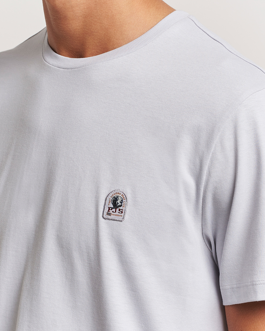 Men | T-Shirts | Parajumpers | Basic Patch T-Shirt Lunar Rock