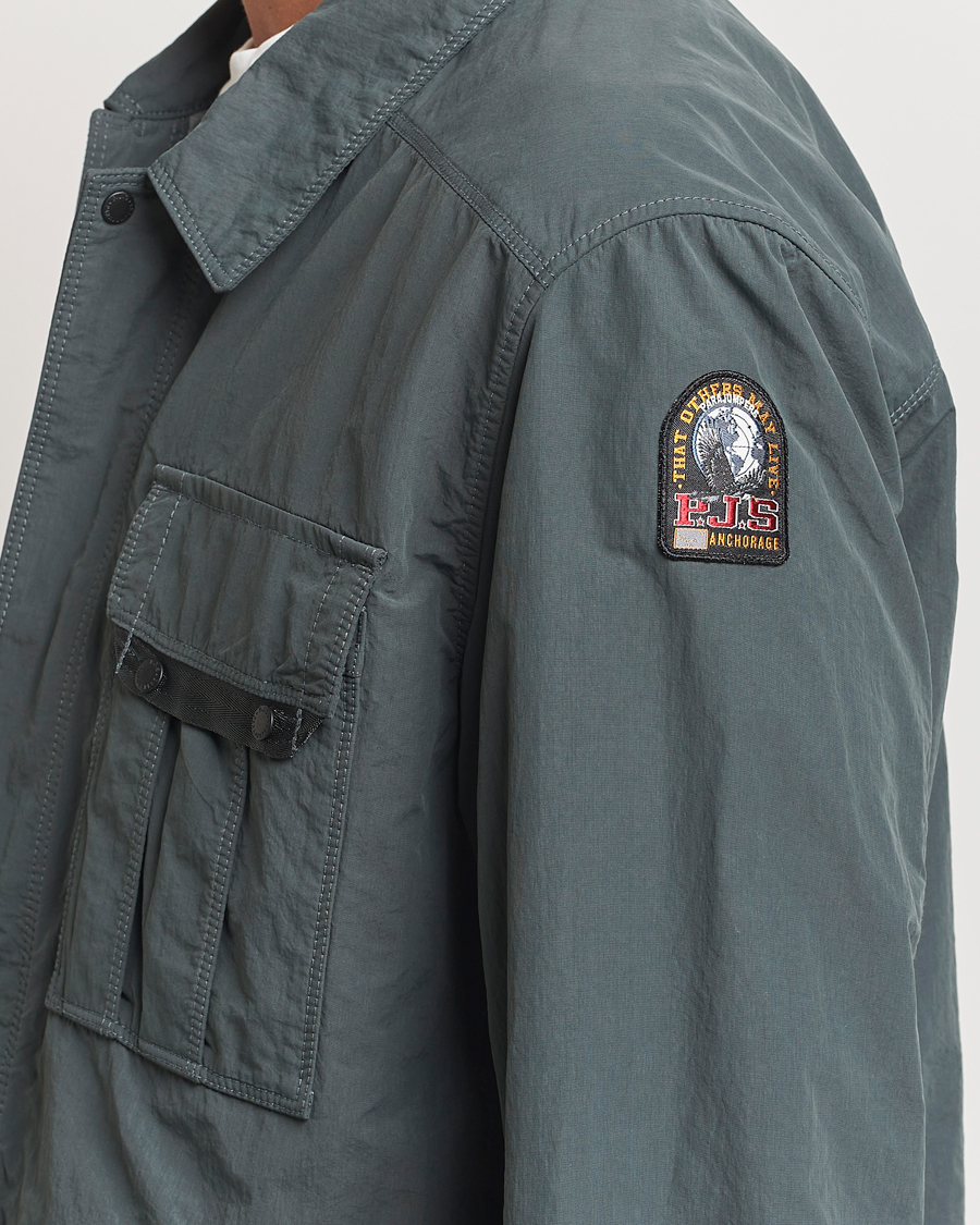 Men | Coats & Jackets | Parajumpers | Miura Peached Poplin Shirt Jacket Green Gables