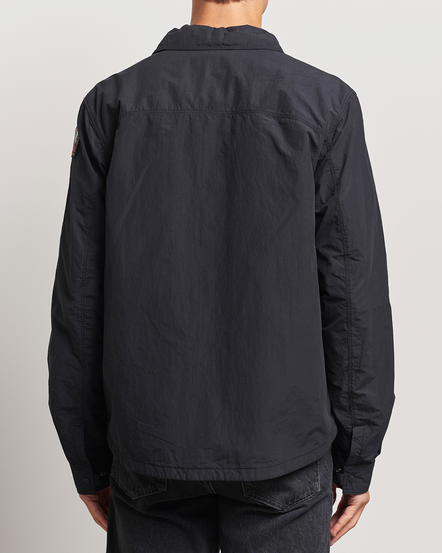 Men | Coats & Jackets | Parajumpers | Miura Peached Poplin Shirt Jacket Black