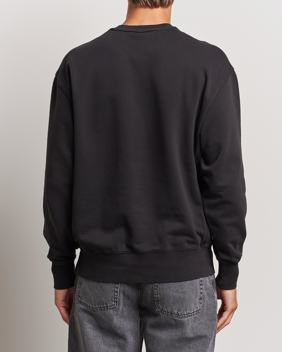 Men | Sweaters & Knitwear | Levi's | Garment Dyed Authentic Crew Neck Sweatshirt Black
