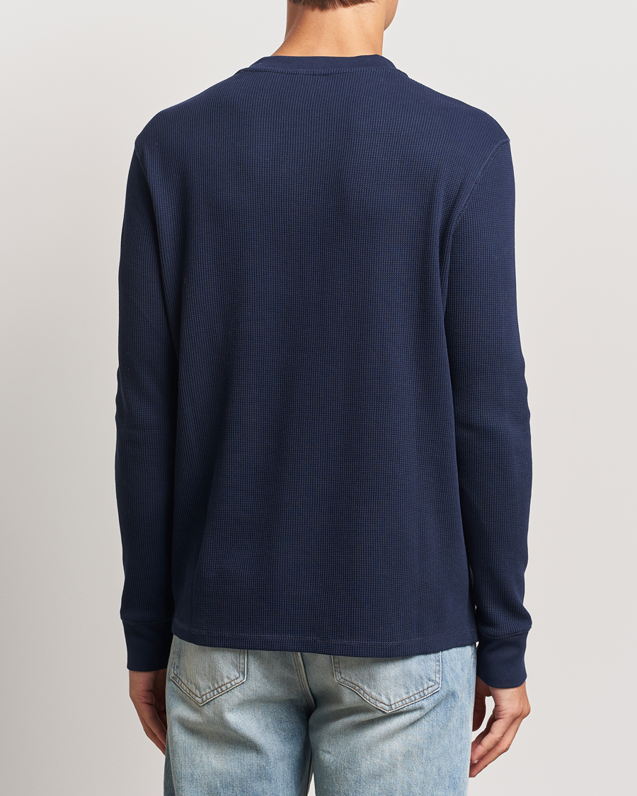 Men | Sweaters & Knitwear | Levi's | Thermal Henley Navy Blazer