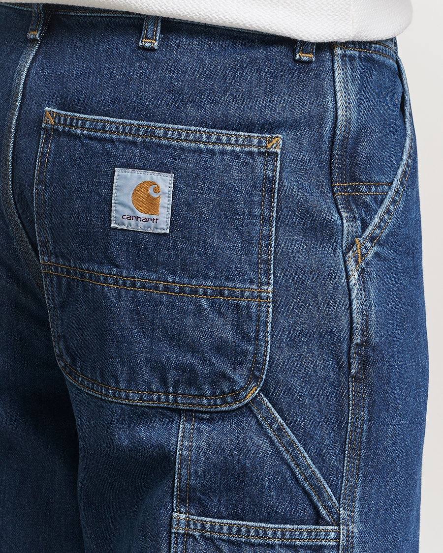 Men | Jeans | Carhartt WIP | Single Knee Smith Denim Pants Blue Stone Washed